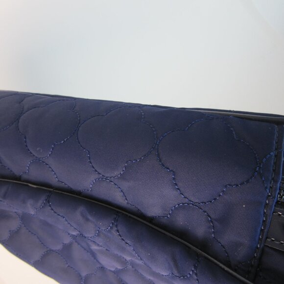 STELLA & DOT Dark Blue Nylon Tote Handbag - Picture 5 of 11